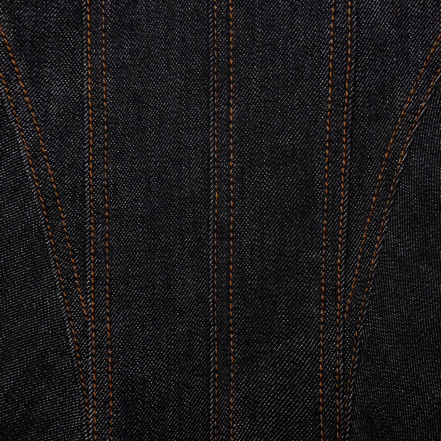 Indigo Denim Bow Mini Dress