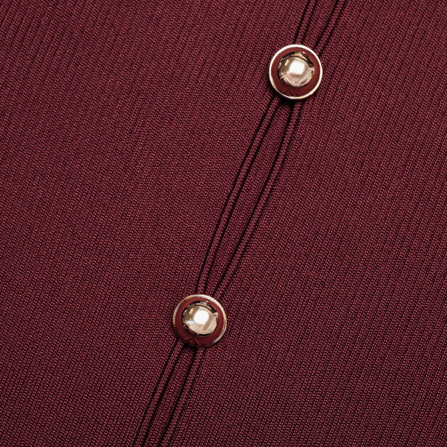 Burgundy Keyhole Knit Top