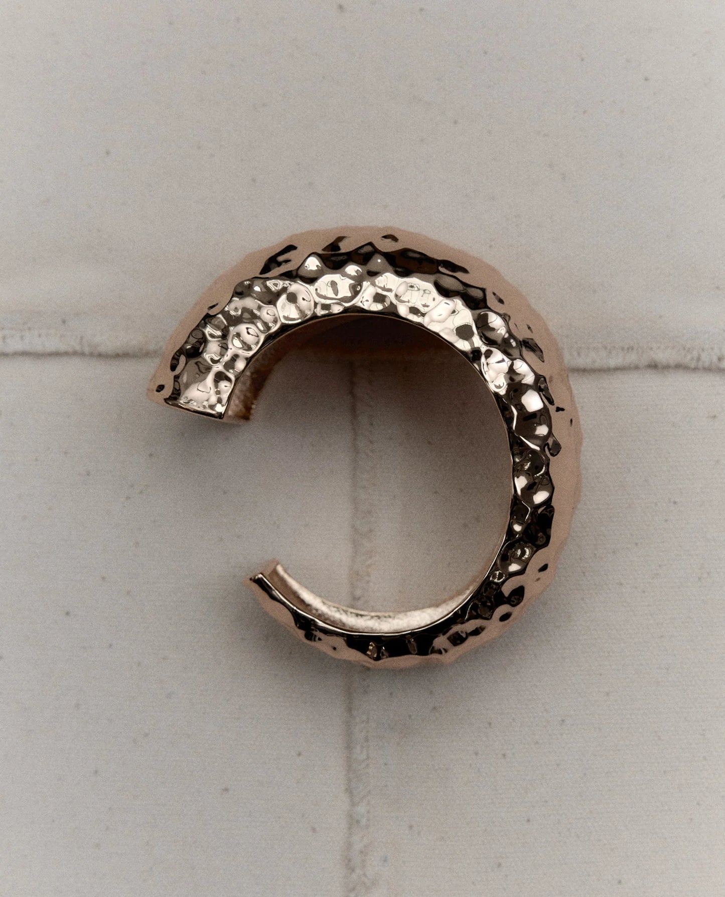 Hammered Gold Cuff