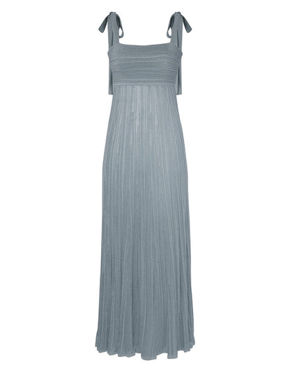 Waverly Metallic Tie Dress