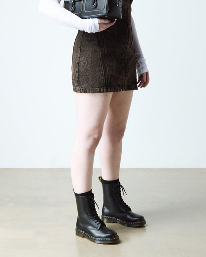 1490 Smooth Leather High Lace Up Boots