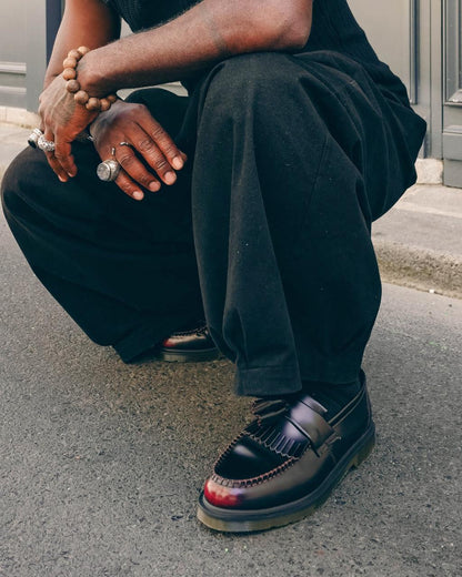 Adrian Arcadia Leather Tassel Loafers