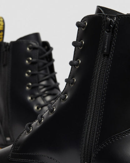 Jadon Smooth Leather Platform Boots