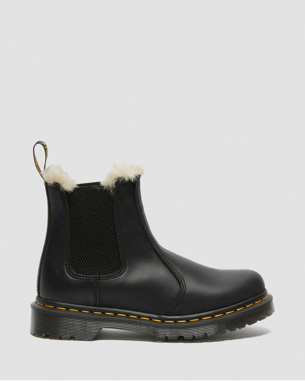 2976 Leonore Faux Fur Lined Burnished Chelsea Boots