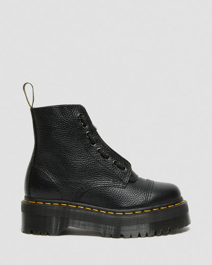 Sinclair Milled Nappa Leather Platform Boots