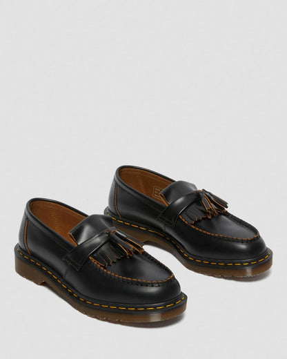 Vintage Adrian Quilon Leather Tassel Loafers