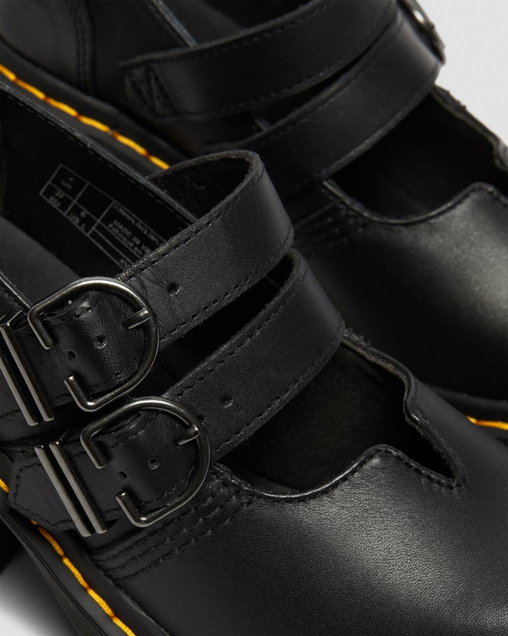 Eviee Sendal Leather Heeled Mary Jane Shoes