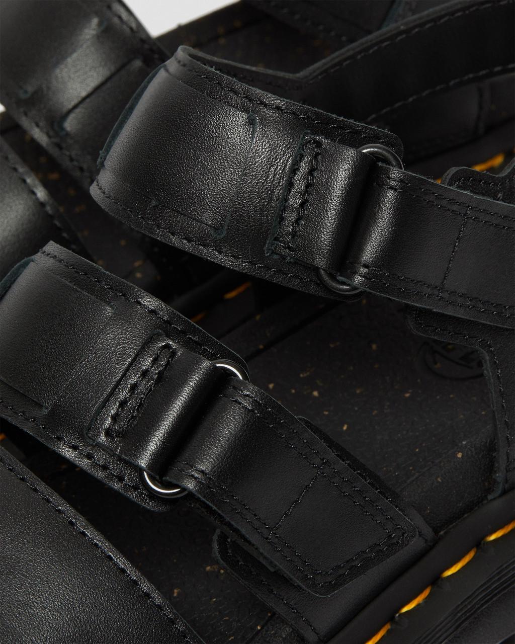 Ricki Nappa Lux Leather 3-Strap Platform Sandals