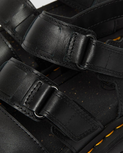 Ricki Nappa Lux Leather 3-Strap Platform Sandals