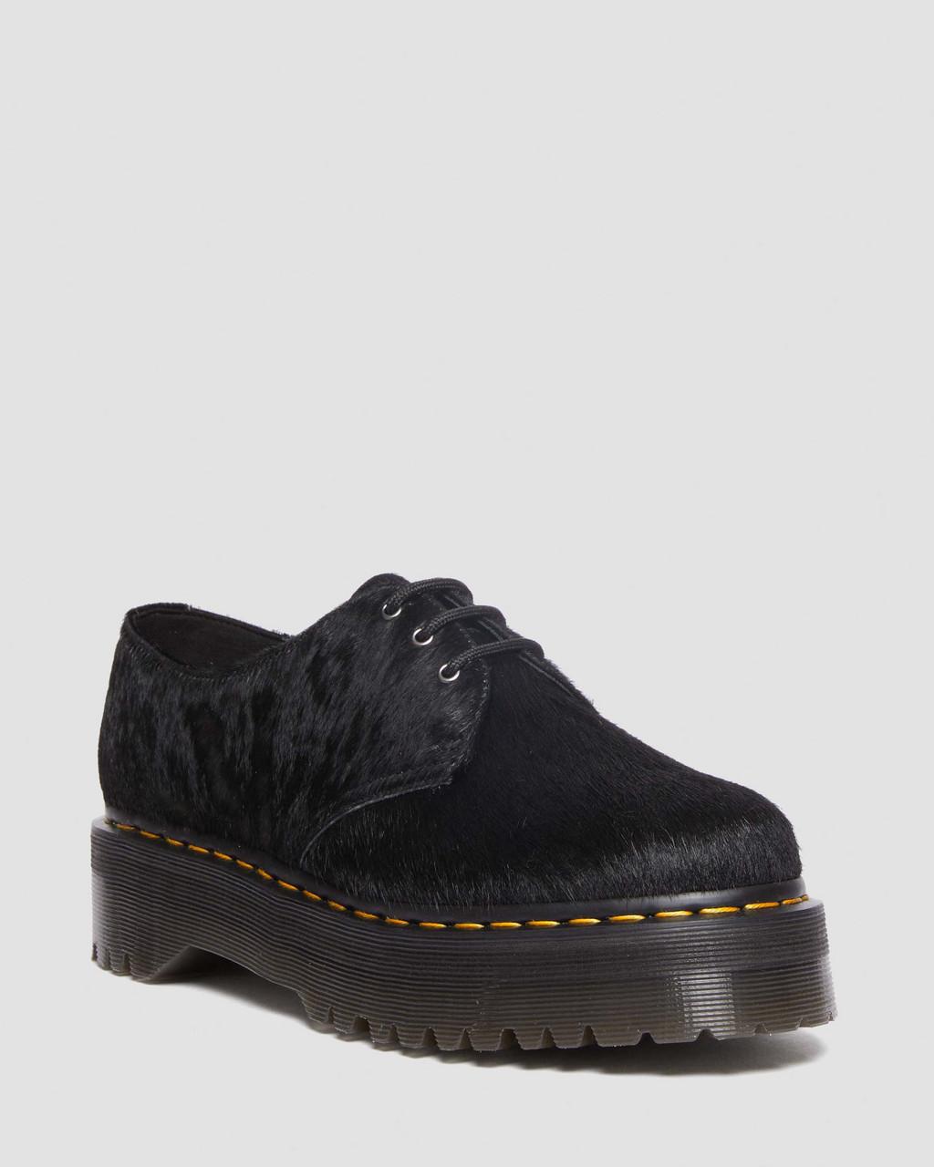 1461 Quad Hair-On Platform Shoes