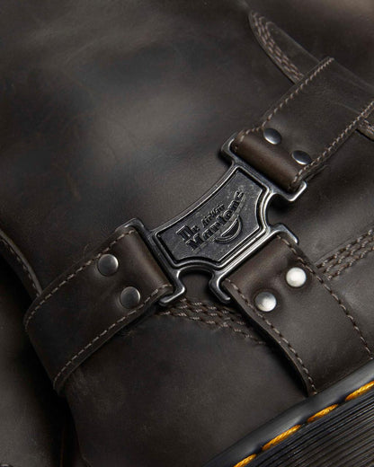 Anistone Tall Leather Biker Boots