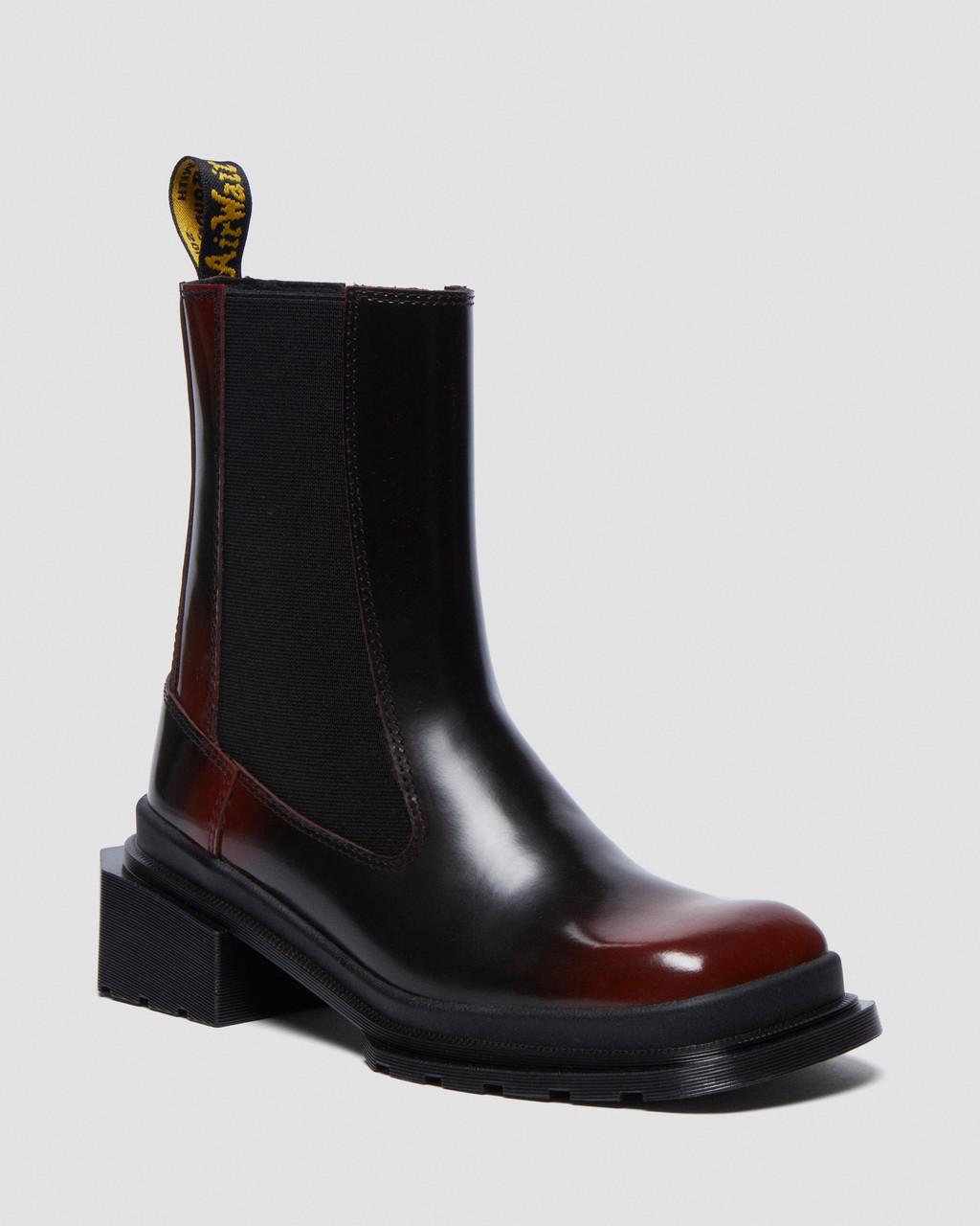 Maybole Square Toe Leather Chelsea Boots