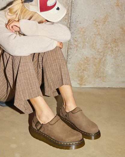 Laketen Faux Fur Lined Platform Mules