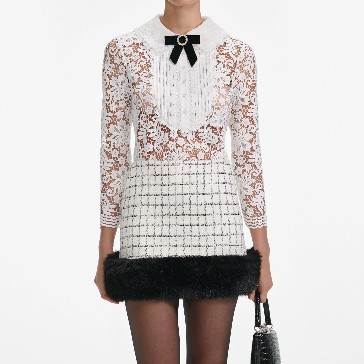 White Lace Blouse