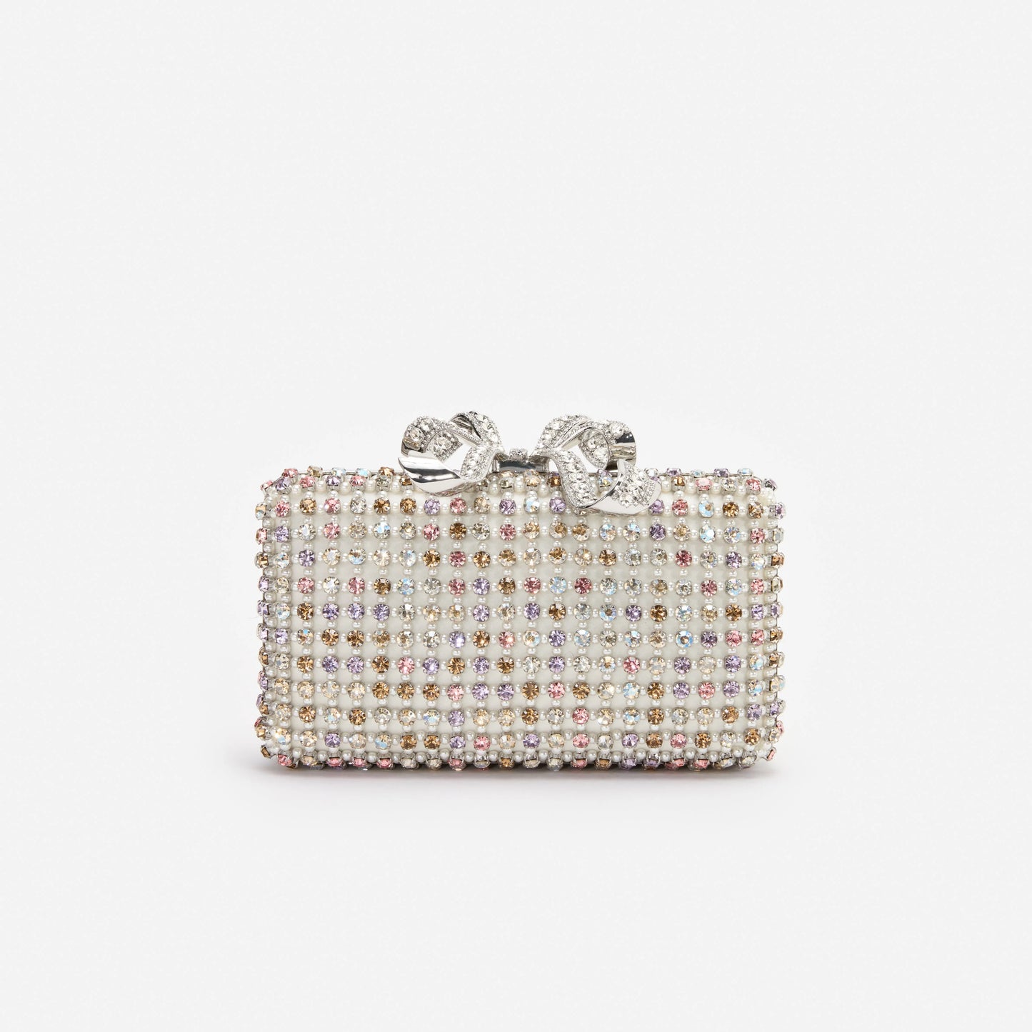 Multi Crystal Clutch Bag