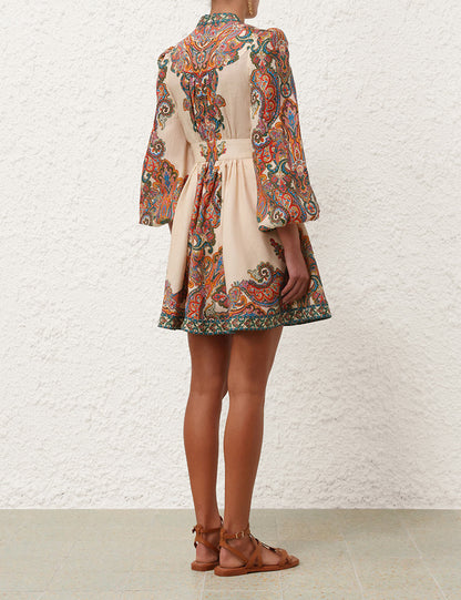 Ottie Plunge Mini Dress