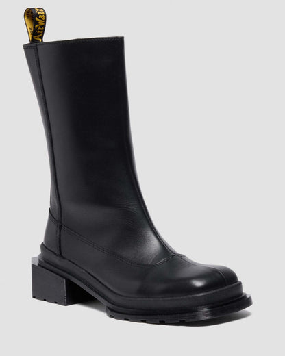 MAYBOLE HI SQUARE TOE LEATHER CHELSEA BOOTS