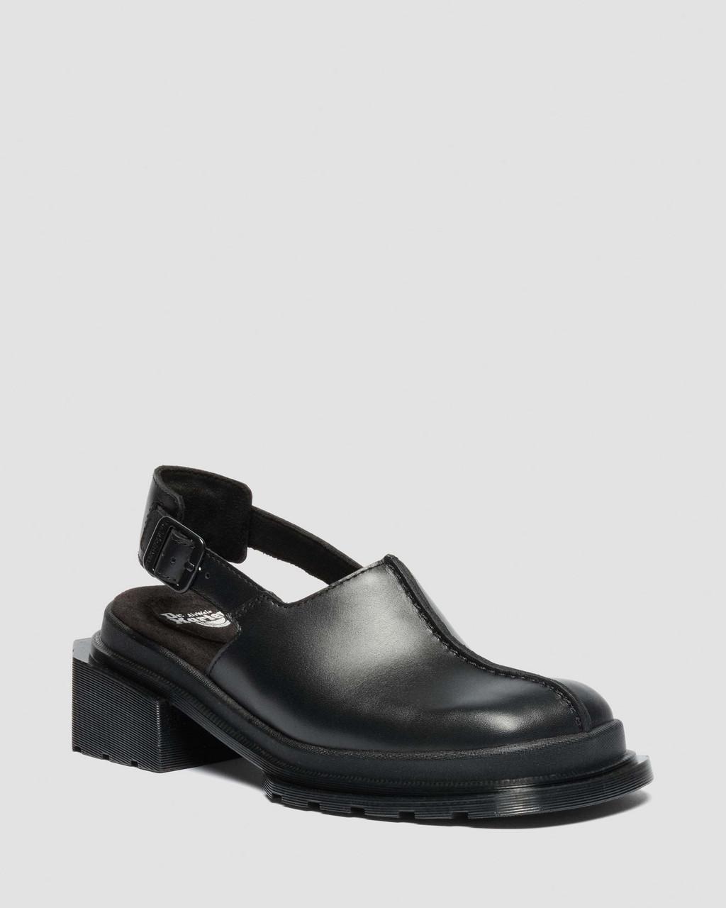 Maybole Square Toe Leather Mules