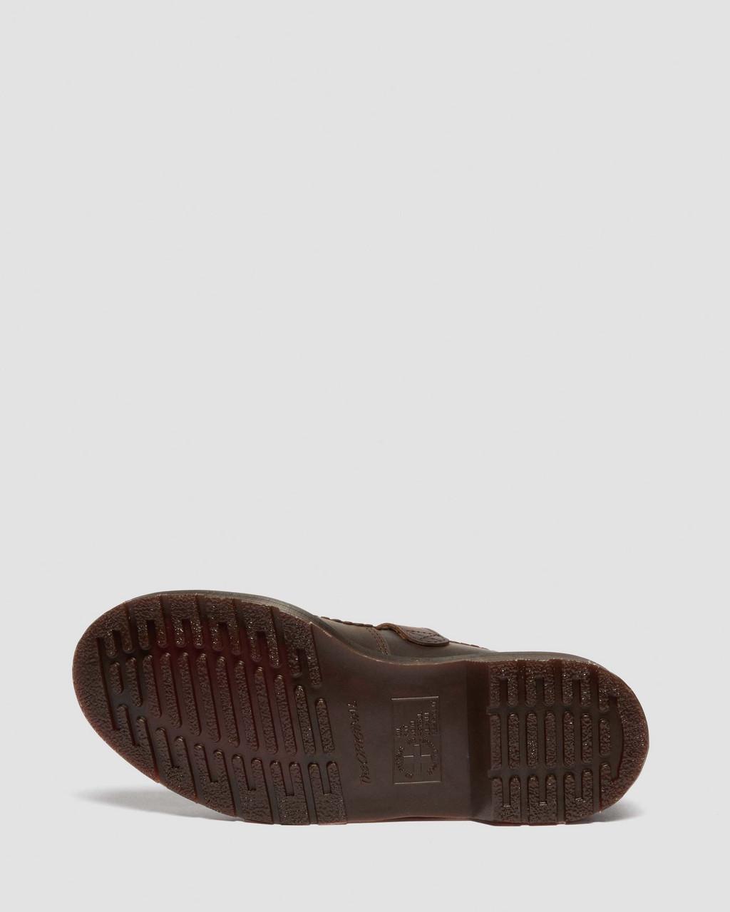 Mary Jane Flower Crazy Horse Leather Shoes