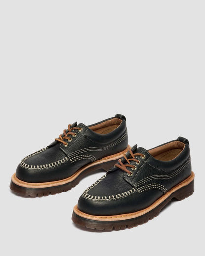 Lowell Wild Grain Leather Moc Toe Shoes