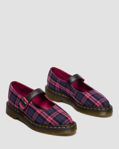ELPHIE MARY JANE TARTAN SHOES