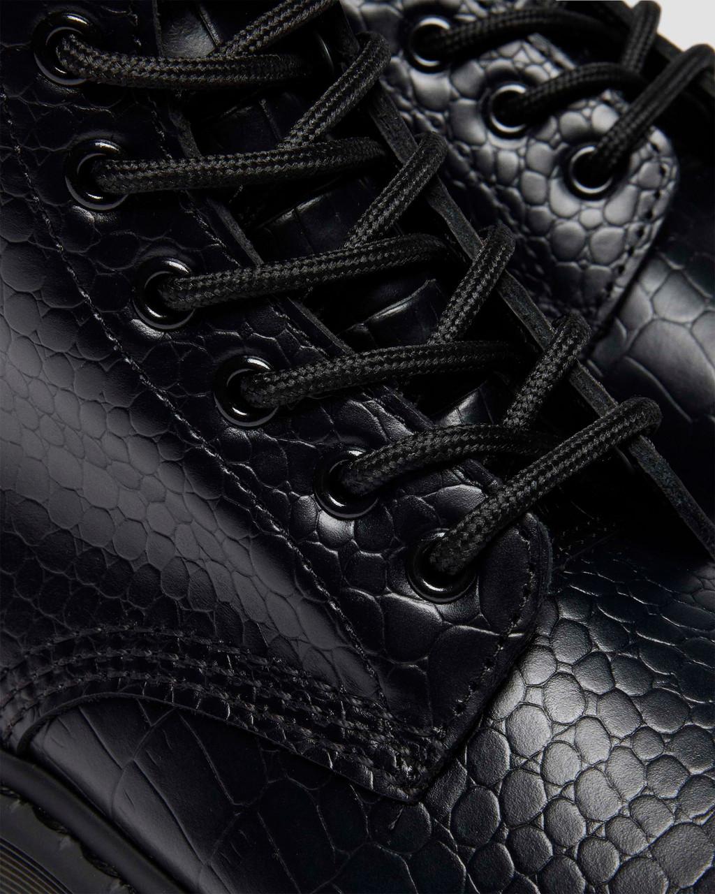 1460 Croc Emboss Leather Boots
