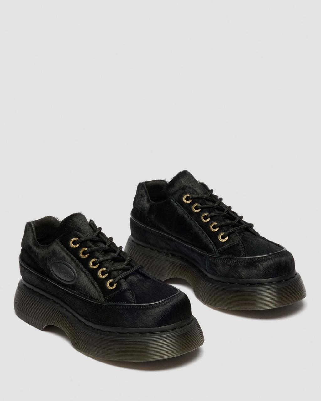 Buzz 5-Eye Hair On Leather Shoes