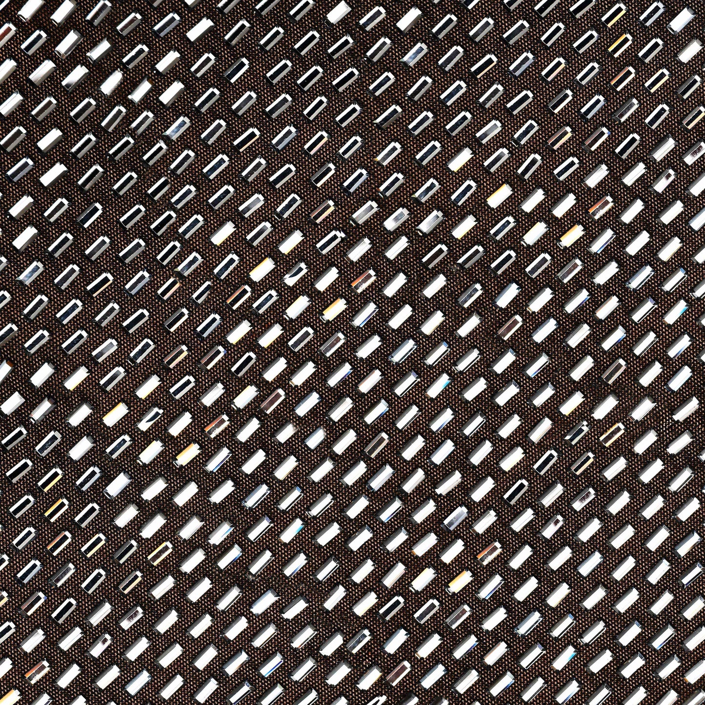 Gunmetal Rhinestone Mesh Midi Dress