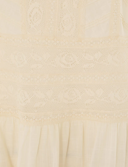 Halliday Lace Trim Short Dress