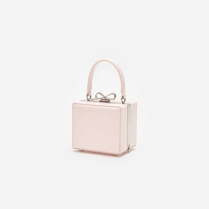 Pink Leather Micro Bag