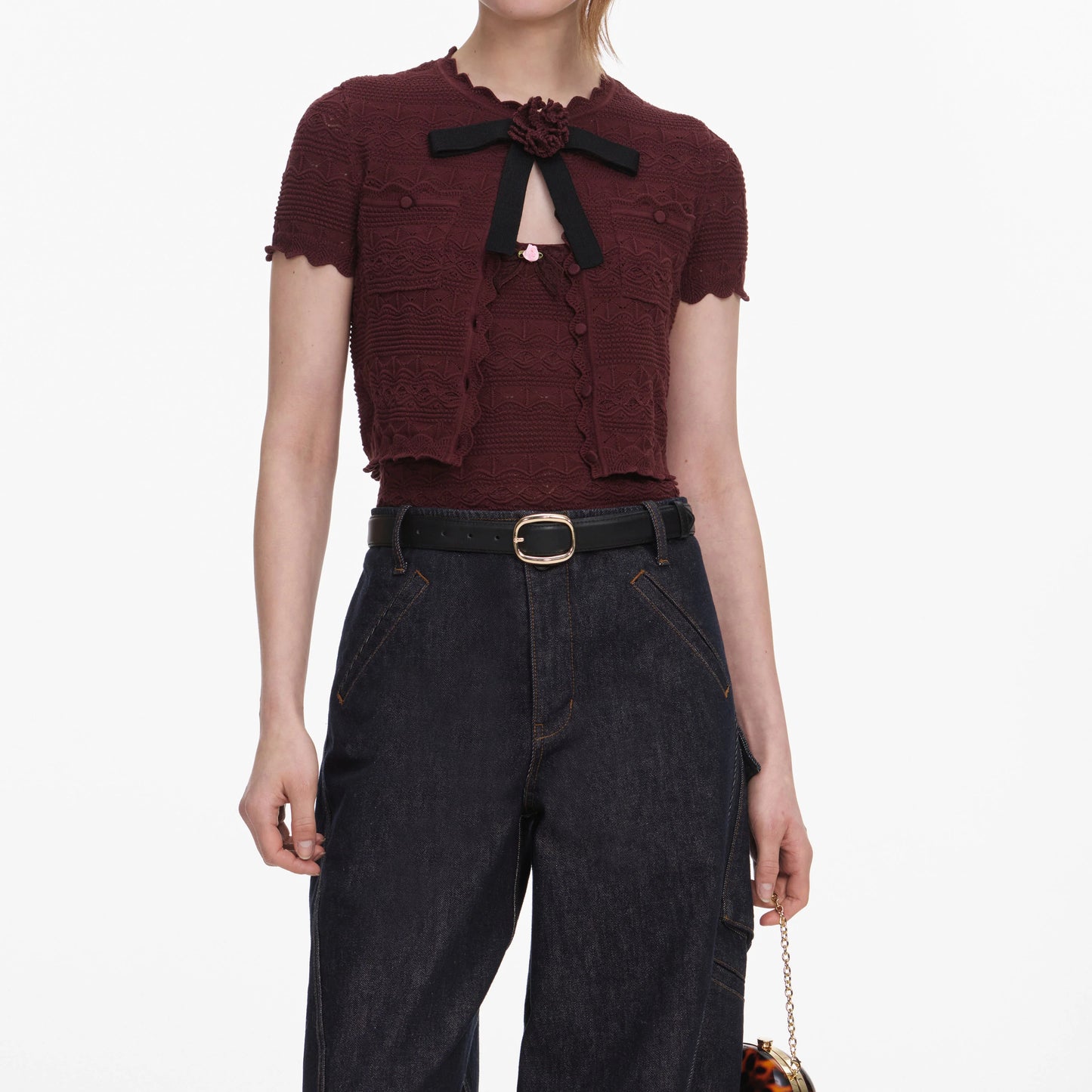 Indigo Denim Cargo Jeans