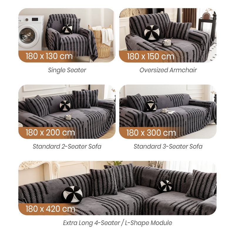 🎁2026 Collection Presale🔥Soft Plush Non-Slip Couch Cover💖