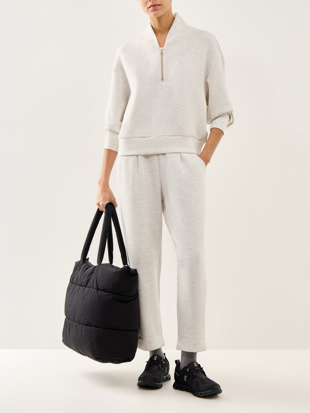 Davidson Sweat Ivory Marl