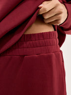 The Slim Cuff Pant 27.5 New Maroon