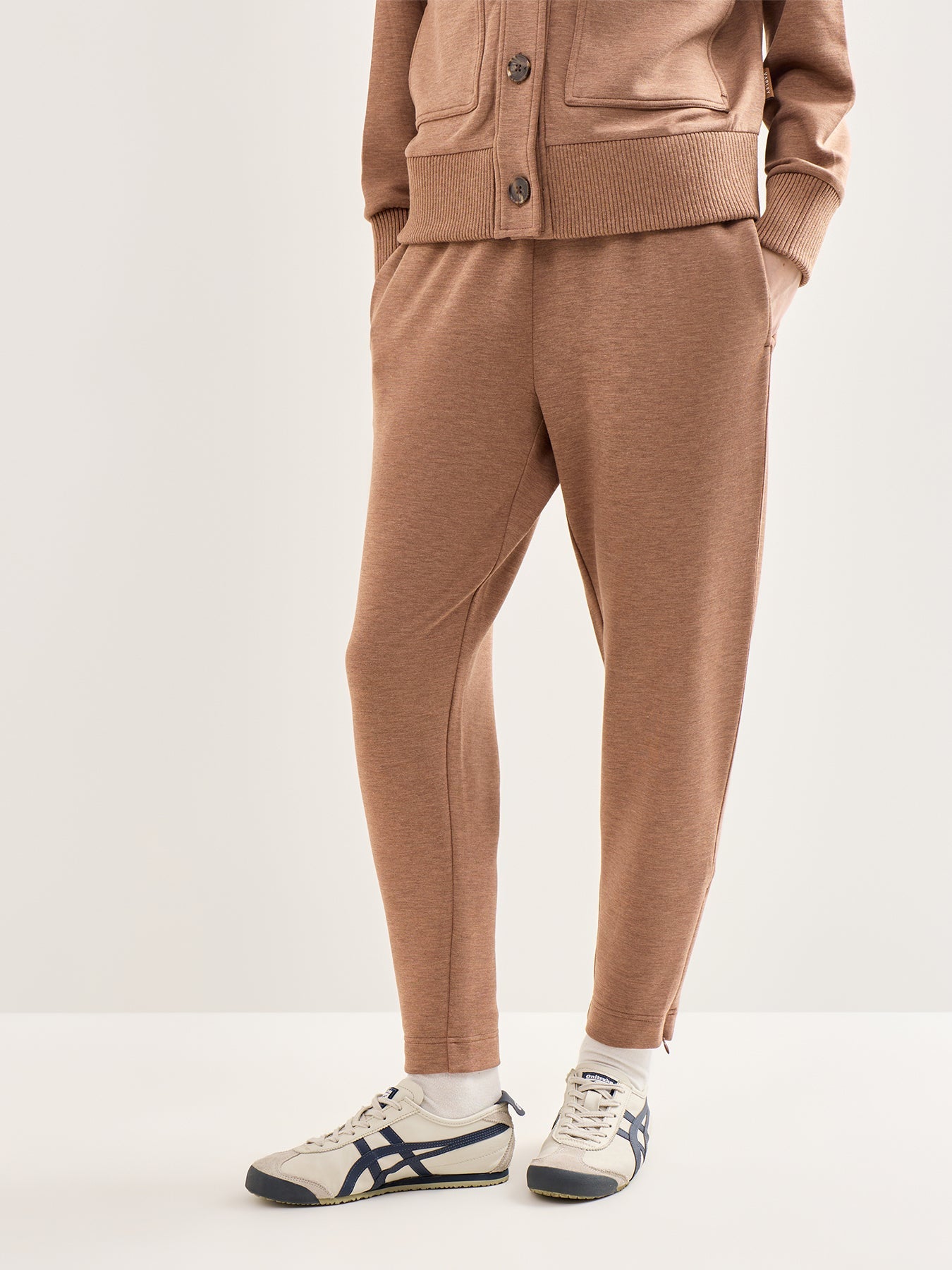 Slim Hem Pant Brown