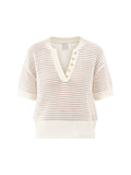 Callie Knit Top White