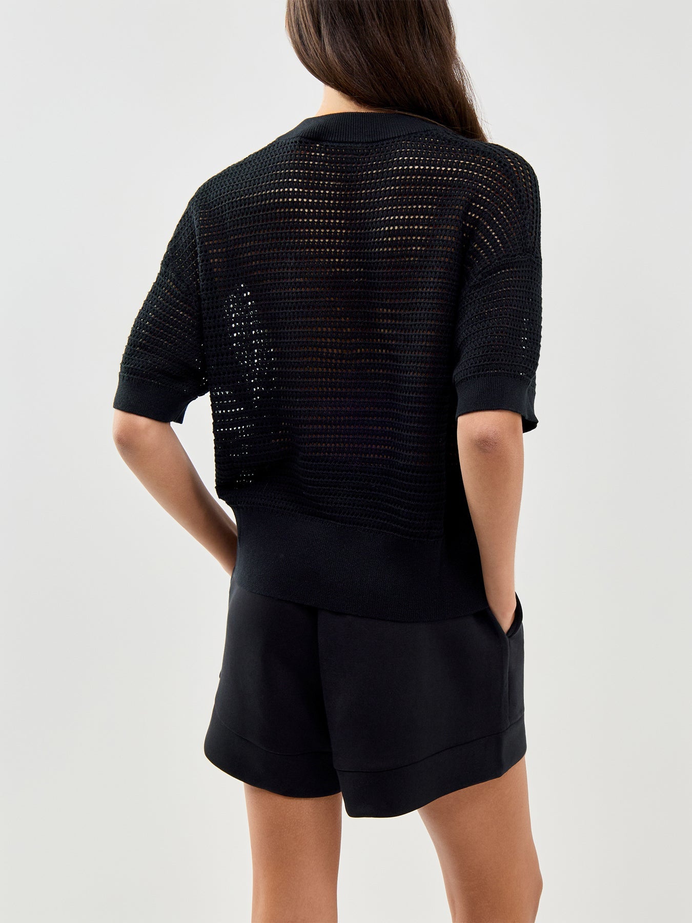 Callie Knit Top Black