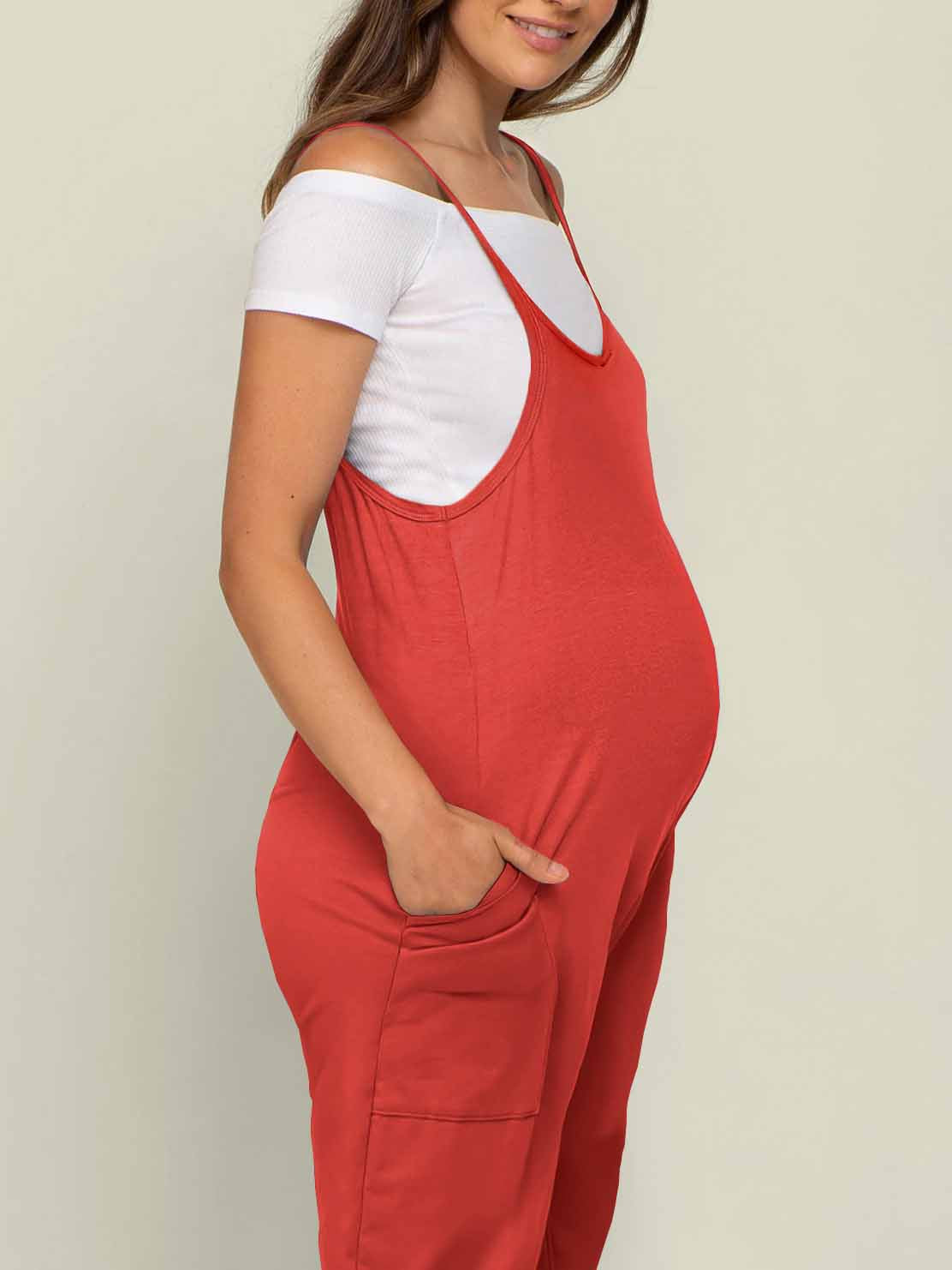 Oversized Jumpsuit - Maternity & Postpartum---Click to buy and get an additional 50% off