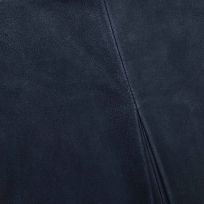 Navy Suede Mini Skirt