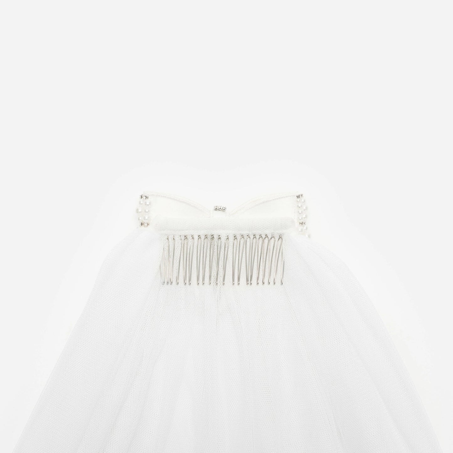Embellished Bow Veil