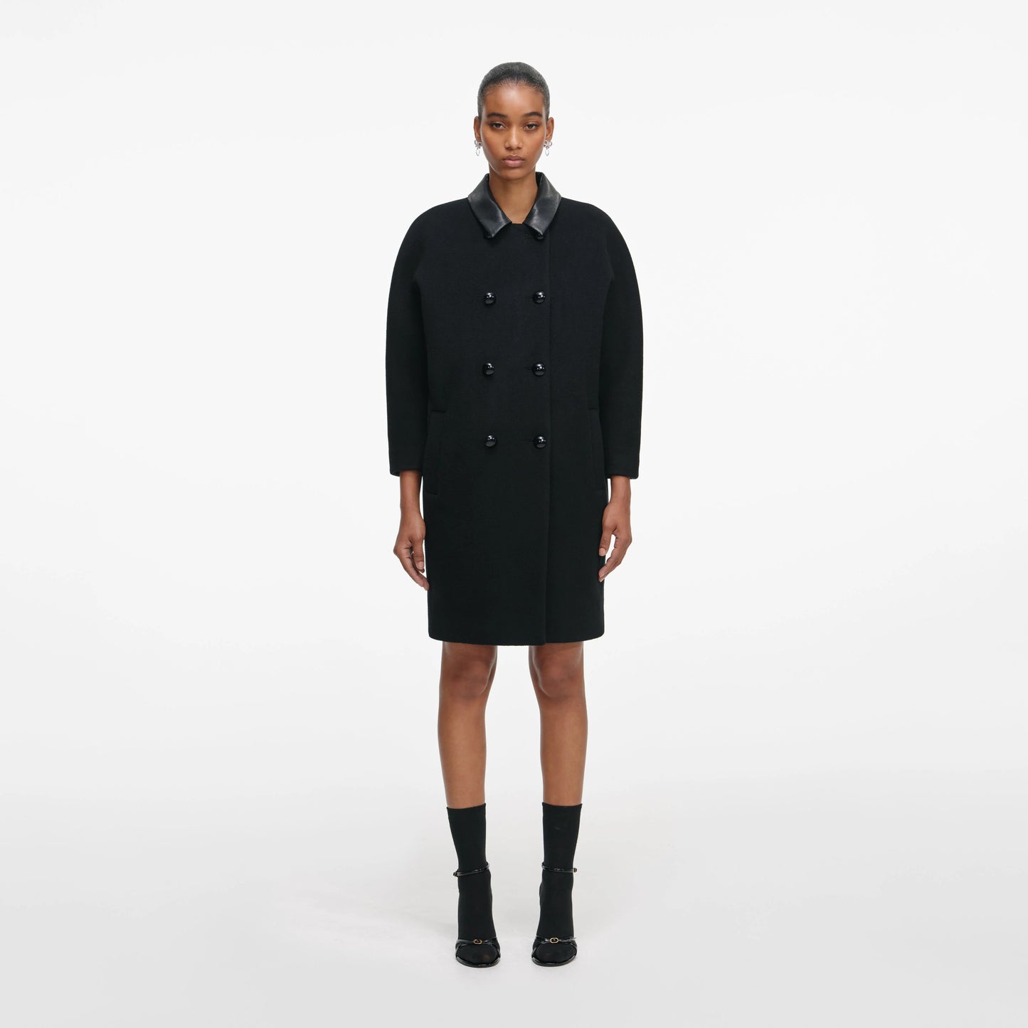 Black Double Breasted Coat