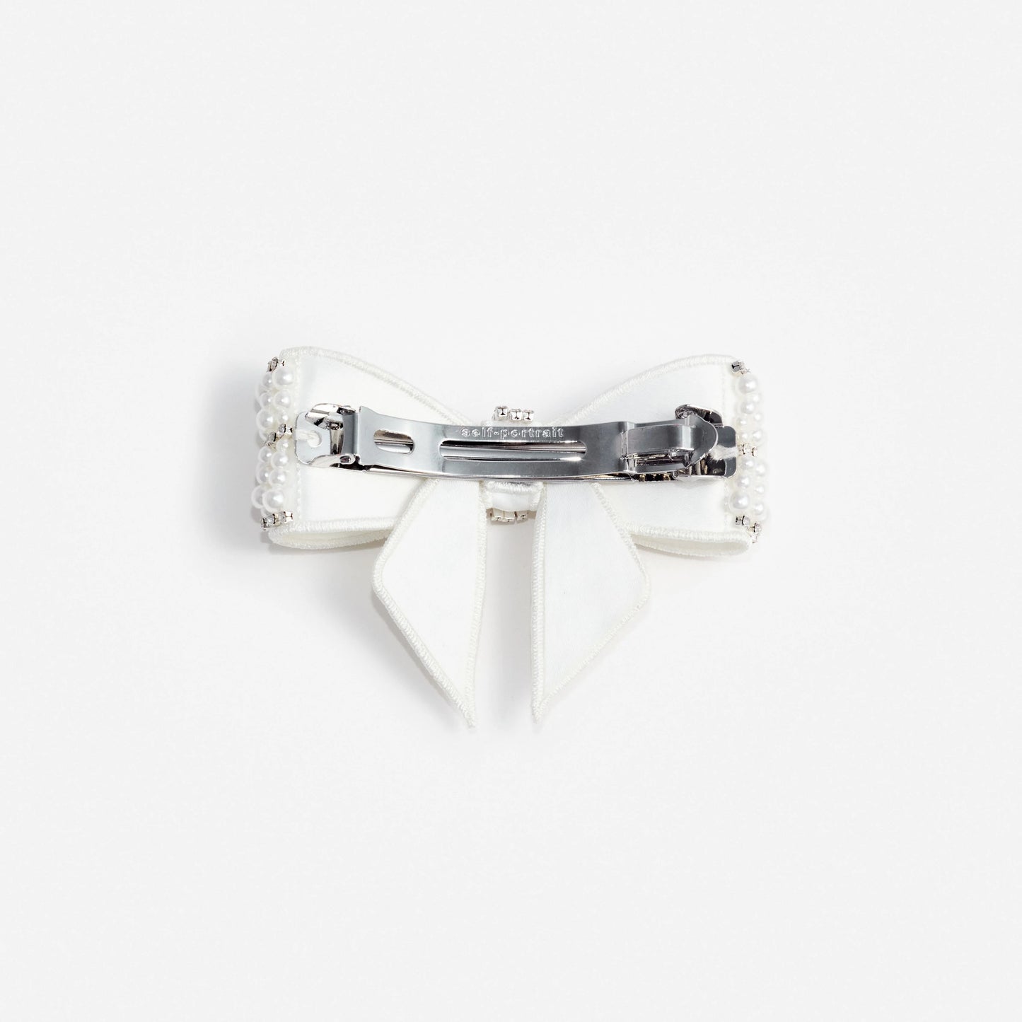 Pearl Crystal Bow Hairclip