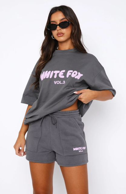 Cozy Oversized Summer Top w/FREE  Shorts---Add to cart and enjoy 50% off