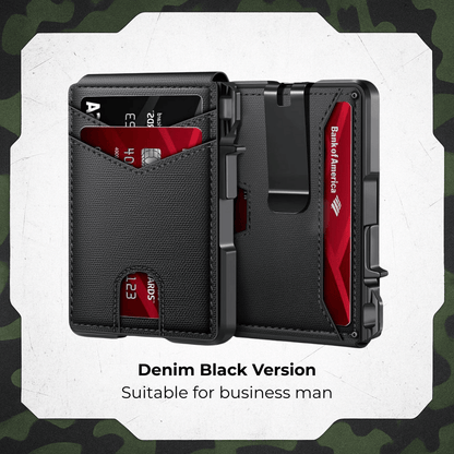 😊The hottest wallet of 2026😊 Tactical Wallet - Military Limited Issue - The Wallet That Holds the Most Cards in the World