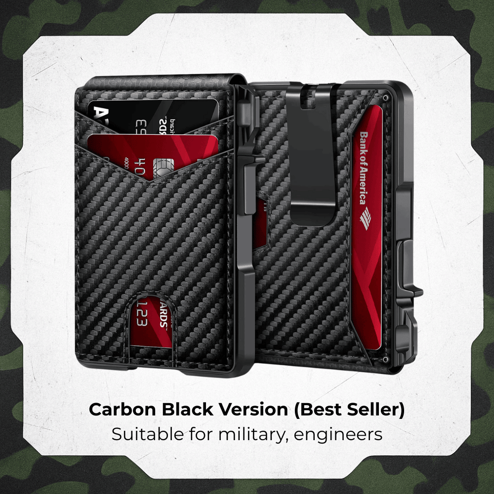 😊The hottest wallet of 2026😊 Tactical Wallet - Military Limited Issue - The Wallet That Holds the Most Cards in the World